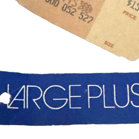 NWT 80's Deadstock Dayton's Dep. Store Black Leather Adjustable Belt Women's 1X - Picture 5 of 7